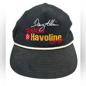 Vintage Texaco Havoline Davey Allison Racing Hat Cap SnapBack USA NASCAR